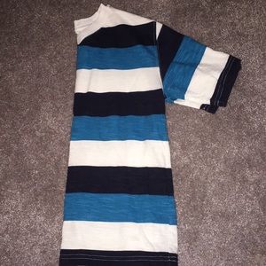Boys v neck striped shirt sleeve t shirt